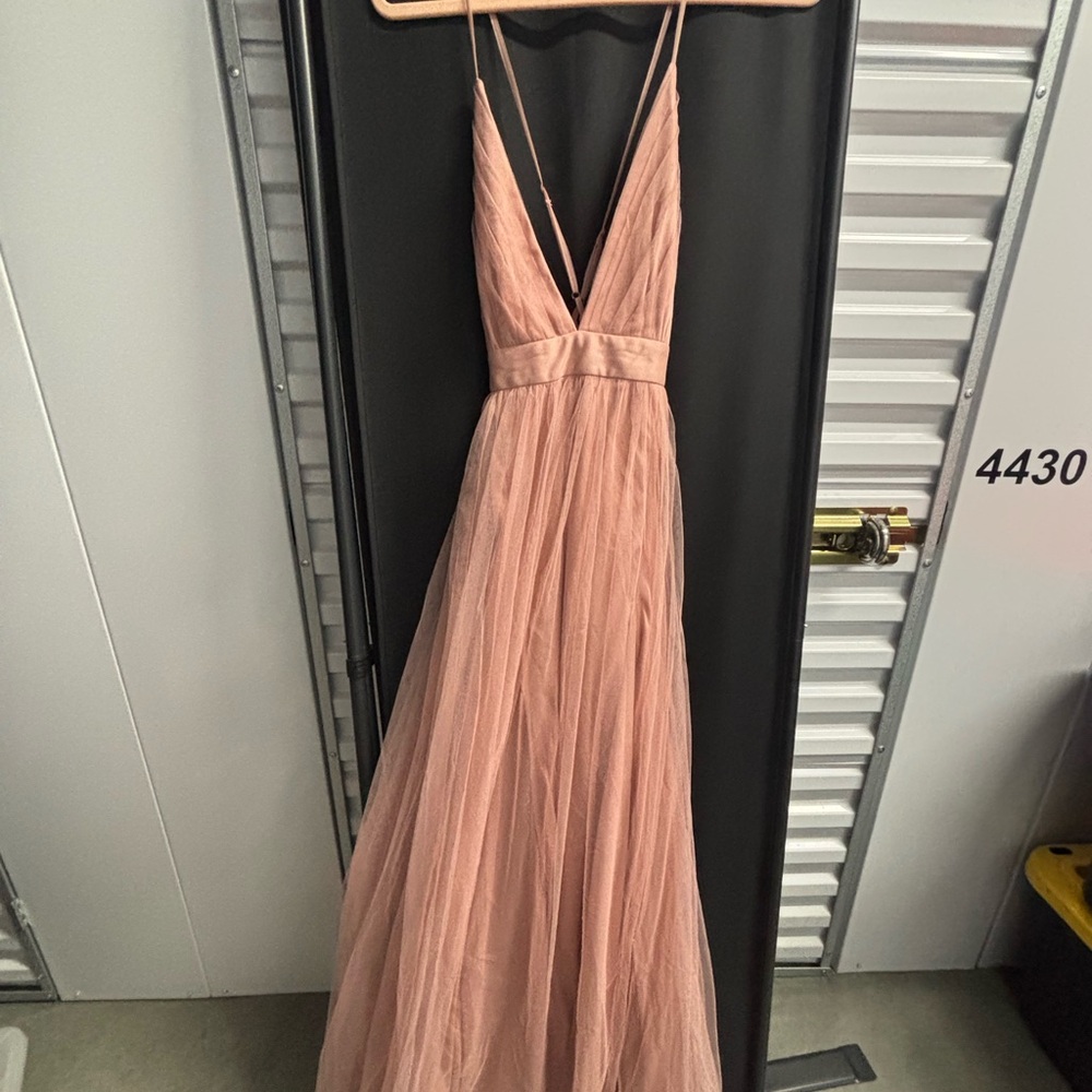 Elegant Blush Pink Gown